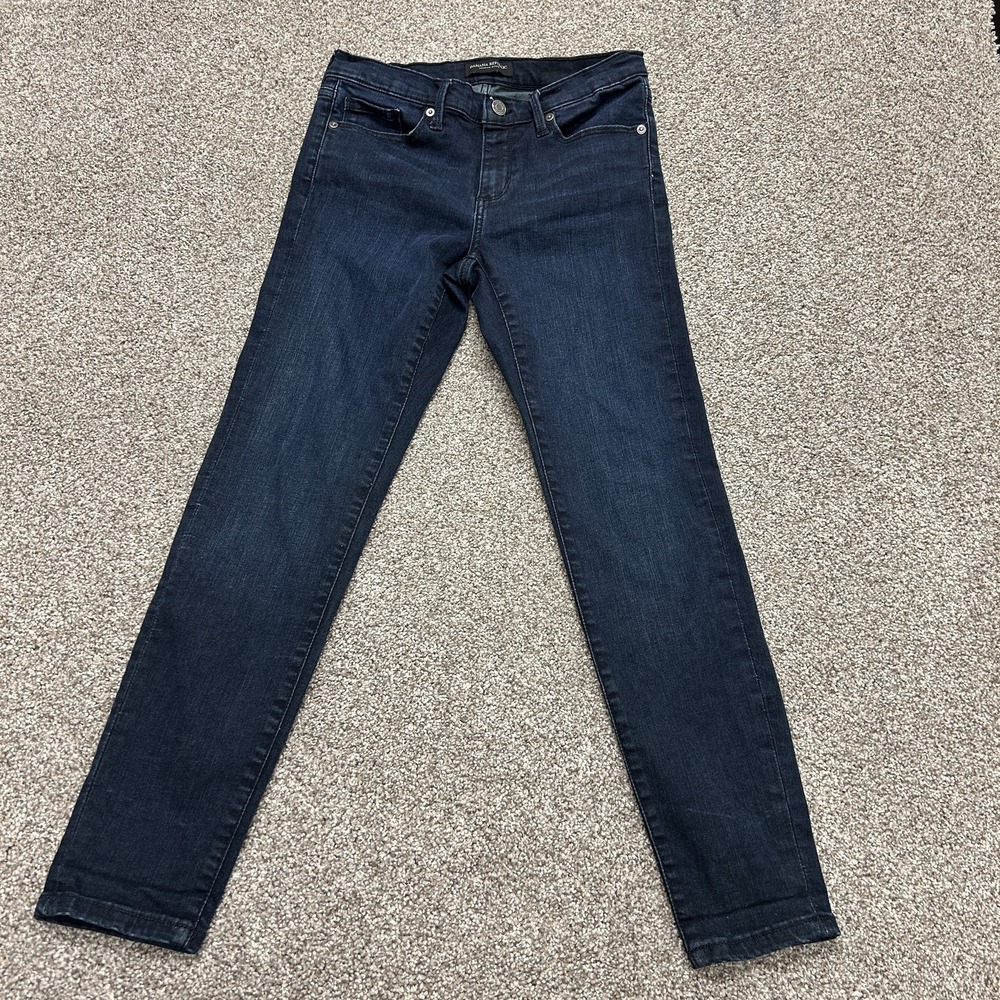Banana Republic Skinny Jeans Womens 26 Dark Wash Blue Stretch Denim Pants